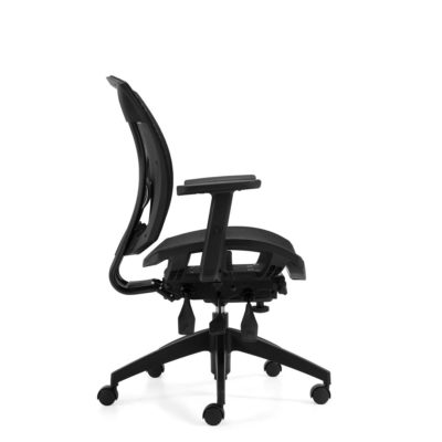 ergonomic executive management adjustable lumbar office chair