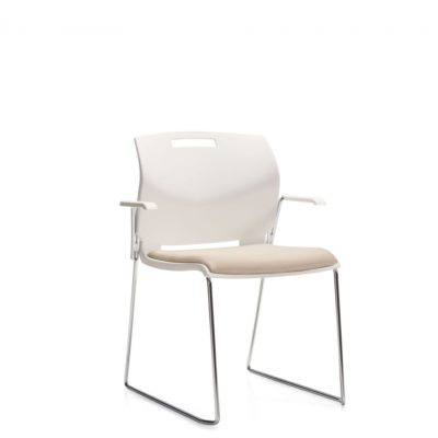 Global Upholstery Popcorn Stacking Chair