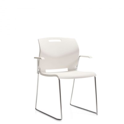 Global Upholstery Popcorn Stacking Chair