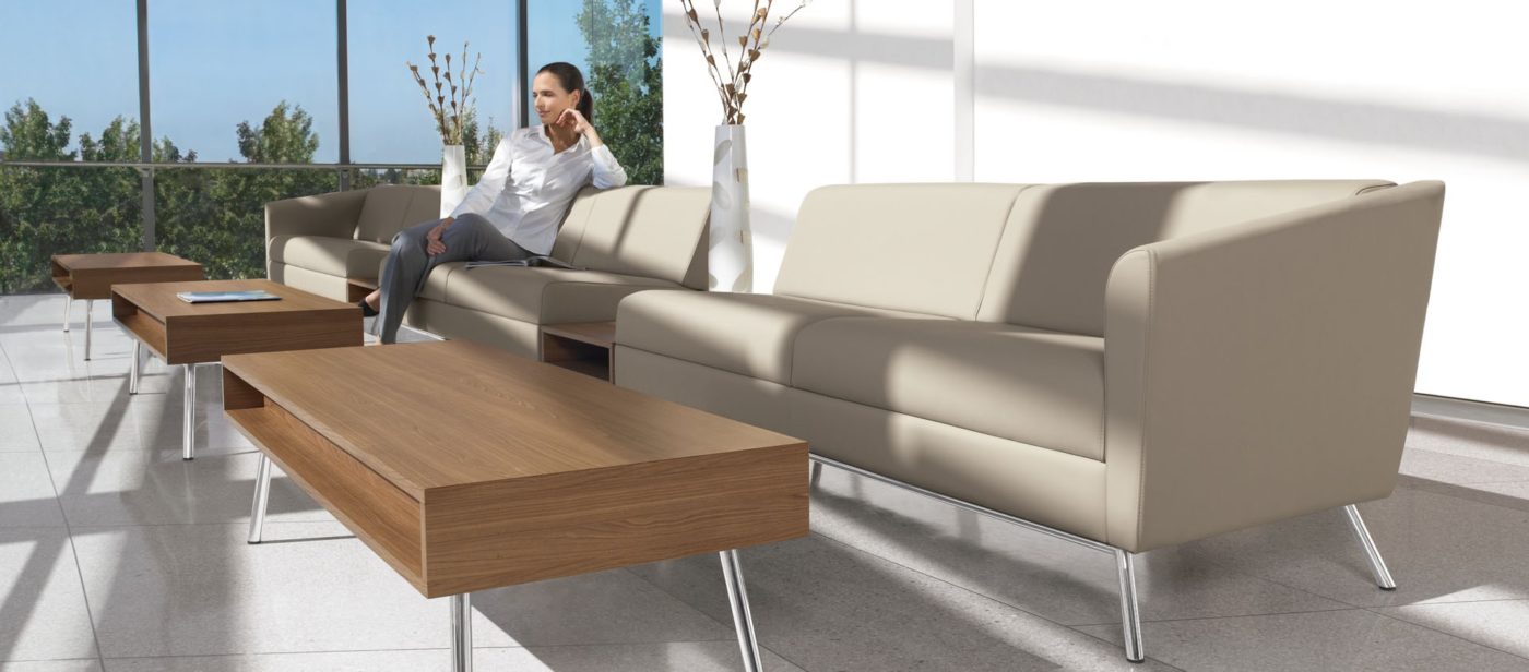 global wind linear series reception lounge seating chair