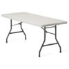 6' folding table